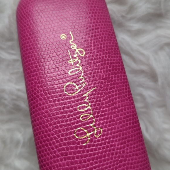 Lilly Pulitzer Pink Pebbled Leather Eyeglasses Case - Picture 10 of 10